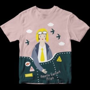 Amelia Earhart T-shirt- Piccolina Kids (7)